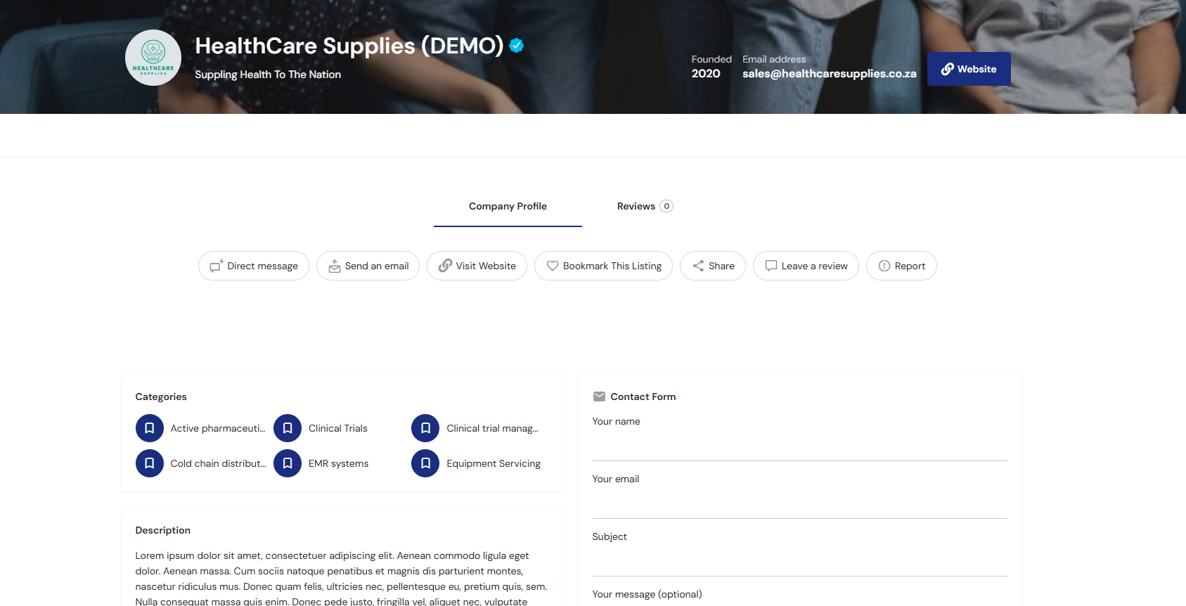 Good looking listing page